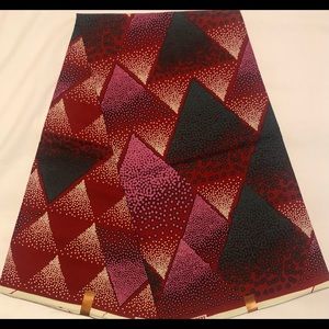 Ankara Print Fabric| 100% Wax Cotton| Pink